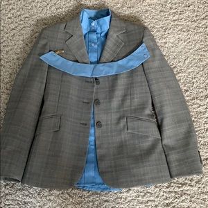 Youth equestrian blouse and jacket.